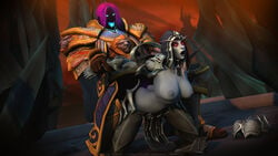 2020 3d ahegao alliance_(warcraft) anal anal_penetration anduin_wrynn areolae arm_grab armor blizzard_entertainment chaossu3d clothed_sex dark_nipples dark_ranger doggy_style eyes_rolling_back forced from_behind from_behind_position grey_skin hands_behind_back hood human human_penetrating human_priest hunter_(warcraft) large_breasts male_domination mawsworn nipples open_mouth pleasure_face priest_(warcraft) red_eyes sex shadowlands sylvanas_windrunner the_maw_(warcraft) topless warcraft world_of_warcraft