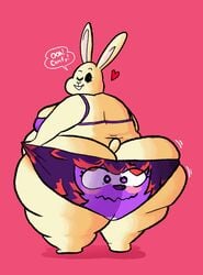 anthro bbw beastars belly_overhang big_ass big_belly big_breasts bottom_heavy curvaceous curvy fat female female/female female_focus female_only furry haru_(beastars) huge_ass huge_belly human_panties hyper_ass inanimate_transformation lingerie love_handles muffin_top nonude obese obese_female overweight overweight_female pear_shaped ssbbw stallon thick_thighs tight_clothing transformation voluptuous weight_gain wide_hips yuri