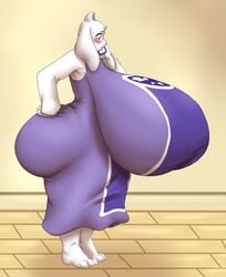 2020 anthro ass ass_expansion ass_in_dress big_breasts big_butt blues64 blush boss_monster bovid breast_expansion breast_growth breasts breasts_bigger_than_head caprine cellphone clothed clothing female fully_clothed fur goat goat_ears goat_horns goat_humanoid hand_on_ass hand_on_butt hi_res holding_object holding_phone huge_breasts huge_butt hyper hyper_breasts long_ears looking_at_breasts looking_down mammal marauder6272 phone smartphone solo talking_on_phone toriel undertale video_games white_body white_fur