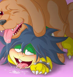 anal anthro_on_feral bestiality bossy canine doggy_style duo feral from_behind fucked_silly gay interspecies koopaling koopalings ludwig_von_koopa male male_only mario_(series) nintendo no_humans nude open_mouth reptile saliva scalie sex sharp_teeth teeth the_super_mario_bros._super_show! tongue tongue_out