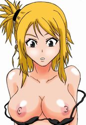 blonde_hair breasts fairy_tail female female_only human lucy_heartfilia nipples salverion solo tagme