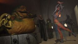 2girls 3d ahsoka_tano alexbridger arms_up background belly_dancer belly_dancer_outfit bib_fortuna boba_fett bodysuit breasts_visible_through_clothing chain chain_leash clone_wars dancer dancer_outfit dancing domination female femsub fishnet fishnet_bodysuit forced gamorrean green-skinned_female green_skin harem harem_girl harem_outfit humanoid humanoid_on_alien hutt indoors interspecies interspecies_harem jabba's_palace jabba_the_hutt loincloth male maledom multiple_boys multiple_girls oola orange-skinned_female orange_skin see-through see-through_clothing slave slave_ahsoka slave_collar slave_outfit slavegirl star_wars star_wars_rebels submissive submissive_female tatooine togruta twi'lek