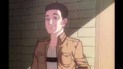 1boy 1girls anal anal_sex animated asking_for_sex attack_on_titan big_ass bottomless_female bouncing_ass brown_eyes brown_hair cowgirl_position cum_on_ass cum_on_body d-art doggy_style fat_ass gabi_braun huge_ass jiggle jiggling_ass light-skinned_female light-skinned_male moaning_in_pleasure nude_male prisoner rippling_ass rubyredva shingeki_no_kyojin showing_pussy smile smile_at_viewer sound spudninja tagme thick_thighs thighs video voice_acted