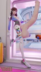 d.va from overwatch by slenderrender
