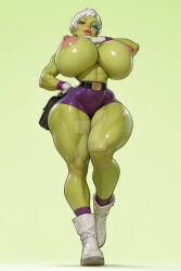 1girls ai_generated alien alien_girl alien_humanoid ass_bigger_than_head big_ass big_breasts big_thighs breasts breasts_bigger_than_head bust busty cheelai chest child_bearing_hips curvaceous curvy curvy_figure digital_media_(artwork) dragon_ball dragon_ball_super dragon_ball_z dumptruck_ass dumptruck_butt female green-skinned_female green_body green_skin hips hourglass_figure huge_ass huge_breasts huge_thighs humanoid large_ass large_breasts large_thighs legs mature mature_female mature_figure shounen_jump slim_waist thick thick_ass thick_hips thick_legs thick_thighs thighs thighs_bigger_than_head urumcevarts voluptuous voluptuous_female waist white_hair wide_hips wide_thighs
