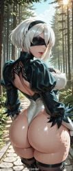 2b_(nier:automata) ai_generated animated backdoorsenpai nier:_automata tagme video