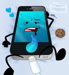 adamationz cookie cum inanimate_insanity mephone4 object_shows osc penetration phone_charger tentacle_penis