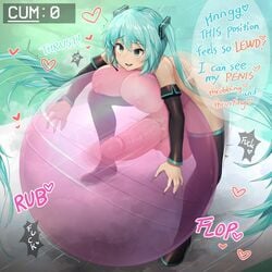 1futa areolae balloon big_breasts breasts dickgirl futa_only futanari futanari_masturbation hatsune_miku huge_cock large_breasts masturbation nipples penetrable_sex_toy penis sex_toy sinensian solo solo_futa throbbing_penis uncensored vocaloid