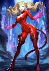 ai_generated ann_takamaki bikini bimbo bimbofication huge_breasts persona persona_5 tagme thick_thighs video