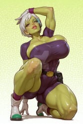 1girls ai_generated alien alien_girl alien_humanoid ass_bigger_than_head big_ass big_breasts big_thighs breasts breasts_bigger_than_head bust busty cheelai chest child_bearing_hips curvaceous curvy curvy_figure digital_media_(artwork) dragon_ball dragon_ball_super dragon_ball_z dumptruck_ass dumptruck_butt female green-skinned_female green_body green_skin hips hourglass_figure huge_ass huge_breasts huge_thighs humanoid large_ass large_breasts large_thighs legs mature mature_female mature_figure shounen_jump slim_waist thick thick_ass thick_hips thick_legs thick_thighs thighs thighs_bigger_than_head urumcevarts voluptuous voluptuous_female waist white_hair wide_hips wide_thighs