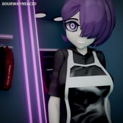 4:3 4:3_aspect_ratio all_fours anal animated anon anonymous_male areola areolae ass blowjob boots brat breasts clothed clothed_sex computer cum cum_on_body desk disembodied_penis female handjob human lady_annalie longer_than_2_minutes longer_than_30_seconds longer_than_3_minutes longer_than_one_minute monitor music my_dystopian_robot_girlfriend naked naked_female nipples penetration penis purple_eyes purple_hair purple_nails pussy sharp_teeth slim_female sound sourwayne sucking tagme tease thigh_sex tongue tongue_out vaginal_penetration video white_body white_penis