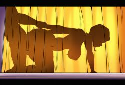 1boy 1girls ai_generated arm_grab ass backshots bed bedroom ben_10 ben_tennyson big_ass cousins curtains doggy_style female gwen_tennyson huge_ass incest large_breasts male mullon novelai nude obscured_sex shadow_sex silhouette silhouette_sex straight