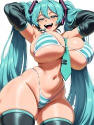 1girls ai_generated big_breasts blue_eyes blue_hair breasts female gloves hair hatsune_miku huge_breasts ironart ironart158 large_breasts light-skinned_female light_skin long_hair thighhighs vocaloid