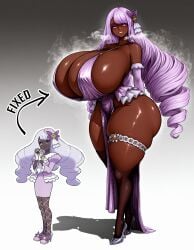 1girls 2026 ai_generated alternate_ass_size alternate_breast_size alternate_costume ass big_ass big_breasts breasts breasts_bigger_than_head cleavage curvaceous curvaceous_female curvaceous_figure curves curvy curvy_body curvy_female curvy_figure curvy_hips dark-skinned_female dark_skin dress elbow_gloves evening_gown female female_focus female_only fixed frills full_cleavage game_freak gigantic_breasts glowing_eyes hair_ribbon heavy_breathing heels hi_res highres hips hips_wider_than_shoulders hourglass_figure huge_ass huge_breasts hyper_breasts jacinthe_(pokemon) large_ass large_breasts long_hair looking_at_viewer massive_ass massive_breasts nintendo nunai pantyhose pelvic_curtain pokemon pokemon_legends:_z-a purple_eyes purple_hair revealing_clothes skindentation smile solo solo_female solo_focus steam steaming_body steamy_breath thick_thighs thigh_strap thighhighs thighs thighs_bigger_than_head video_game video_game_character video_game_franchise video_games voluptuous voluptuous_female wide_hips