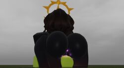 1boy 1boy1girl 1girl 1girls ass ass_focus black_body butt butt_focus butthole dark_brown_hair female lampshaderr34 pussy roblox_game smothering smothering_ass tagme tagme_(character) the_umbra tower_defense_simulator