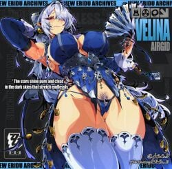 1girls ass breasts defaultz_17 female female_focus female_only large_ass large_breasts light-skinned_female light_skin looking_at_viewer solo thick_thighs thighhighs thighs velina_(zenless_zone_zero) velina_airgid wide_hips zenless_zone_zero