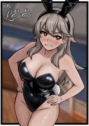 1female 1girls 2026 2d animal_ears_headband blurry_background boobs breasts bunny_ears_headband bunny_tail bunnysuit cleavage epic_games eyebrows_visible_through_hair eyelashes_visible_through_hair female female_only fortnite fortnite:_battle_royale hair_ornament hairband hands_on_hips leelee_903 legs_together leotard lexa_(fortnite) light-skinned_female light_skin long_hair princess_lexa_(fortnite) red_eyes solo solo_female standing tagme thighs tits white_border white_hair white_hair_female