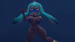 1girls 3d air_bubbles anthro boobs breasts drowning female girl inkling inkling_girl nintendo nipples nsfw nude original_character pussy sfm solo splatoon tailscookie tits underwater vagina woman