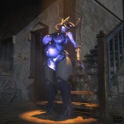 bbw big_breasts breasts cleavage female huge_breasts nipples overweight qzk_forte tagme thick_thighs wide_hips