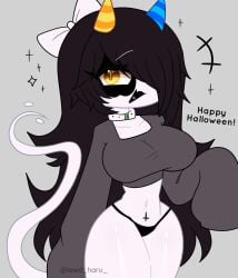big_breasts breasts gacha gacha_club gacha_life ghost ghost_girl luna_(lewd_haru_)