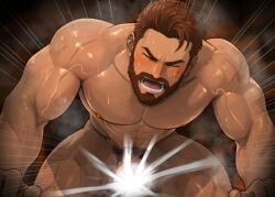 1boy 1other abs all_fours ambiguous_penetrated ambiguous_penetration armpit_hair armpits arms_up balls bara beard beauty_mark beefy biceps big_areola big_balls big_glans big_penis blue_eyes broad_shoulders brown_hair censored censored_balls censored_penis circumcised closed_eyes collarbone completely_nude cum cum_explosion cum_inside cum_splatter cum_string cum_trail daddy dark_penis dilf duo ejaculation emphasis_lines erection first_person_view foreshortening foreskin_folds funa_(artist) gay glowing glowing_genitalia glowing_penis hi_res huge_cock hunk indoors intense_orgasm internal internal_cumshot kneeling looking_at_viewer male male_only male_penetrating manly mature_male mole mole_under_eye moobs mosaic_censoring muscles muscular muscular_arms muscular_legs muscular_male muscular_neck muscular_thighs musk musk_clouds nakadashi navel nude orgasm original original_character pecs penetration penis pov pubic_hair quadriceps raw_sex red_glans retracted_foreskin semen sex short_hair shouting six_pack sweat sweatdrop thick thick_arms thick_legs thick_penis thick_thighs tight_fit tough_guy triceps veiny_arms veiny_penis vignette wooden_house yaoi