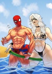 1boy 1boy1girl 1girl1boy 1girls 2026 abdominals abs athletic athletic_female athletic_male beach big_breasts bikini black_cat_(marvel) black_lipstick breasts bursting_breasts choker collar color colored couple couple_(romantic) couple_love couples curvaceous curvaceous_body curvaceous_female curvaceous_figure curvaceous_hips curvy curvy_body curvy_female curvy_figure curvy_hips domino_mask eyemask felicia_hardy female hips hourglass_figure huge_breasts jp7art large_breasts light-skin light-skinned_female light-skinned_male looking_at_partner love lovers male marvel marvel_comics mask masked masked_female masked_male massive_breasts peter_parker pinup romantic romantic_couple sea seductive seductive_look seductive_pose spider-man spider-man_(series) superhero superhero_couple superheroine swimsuit swimwear thick thick_breasts thick_hips thick_thighs volleyball voluptuous voluptuous_female white_hair wide_hips