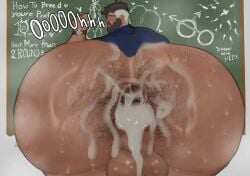 after_anal after_sex ass balls bara beard bent_over big_ass cum cum_in_ass facial_hair fantastic_four hunkyhuesnsfw male male_only marvel marvel_comics marvel_rivals mr_fantastic mr_fantastic_(marvel_rivals) muscles muscular musk penis reed_richards solo solo_male sweat sweating