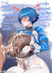1girls 2d aestheticc-meme blue_hair boobs breasts busty clothed clothing female fully_clothed hair hi_res highres huge_breasts indie_virtual_youtuber light-skinned_female light_skin oumiya_emma tomboy virtual_youtuber vtuber