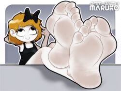 derp_eyes derpina feet feet_fetish feet_focus female foot_fetish foot_focus girl jamwithmaruko meme simple_background soles soles_female soles_fetish soles_focus tank_top teasing teasing_viewer teasing_with_feet toes white_body