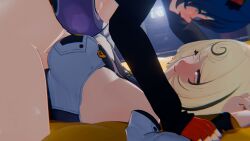 16:9_aspect_ratio 1boy 1girl 2girls 3d 3d_render ass belle_(zenless_zone_zero) between_breasts blonde_hair blue_eyes blue_hair blush breast_press breasts clothing female futa_with_female futanari has_audio high_resolution hoyoverse intersex intersex_with_female landscape legwear long_hair male mihoyo_technology_(shanghai)_co._ltd. mp4 multiple_girls open_mouth paizuri penis rougenine sex straight tagme thighhighs video yidhari_murphy zenless_zone_zero