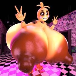1girls 3d 3d_(artwork) absurd_res adri164 animatronic areola armpit_hair avian big_breasts big_butt big_nipples bird body_hair breasts brown_areola chicken crouching female five_nights_at_freddy's five_nights_at_freddy's_2 galliform gallus_(genus) hairy_female hallway hallway_in_background hand_gesture hi_res huge_areolae huge_breasts hyper hyper_breasts looking_at_viewer machine nipples phasianid pubes pubes_exposed robot scottgames sharp_teeth smile solo solo_female stretching teeth toy_chica_(fnaf) yellow_body