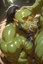 1boy 1boy1girl 1girls ai_generated all_the_way_to_the_base big_breasts blowjob breasts busty cfnm clothed clothed_female clothed_female_nude_male clothing cum cum_drip cum_dripping cum_in_mouth cum_in_nose cum_in_throat cum_on_breasts cumdrip deep_blowjob deep_throat deepthroat face_fuck face_fucking fellatio female forest hand_on_head head_grab huge_breasts irrumatio kneeling kneeling_female kneeling_oral_position lustful_desires lustful_energy lustful_expression lustful_eyes lustful_gaze lustful_mind male oral oral_penetration oral_sex ponytail straight tagme tattoo tattooed_arm video