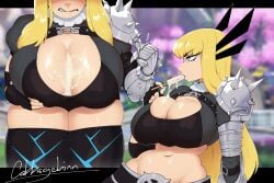 1girls blonde_hair cabbagebinn cleavage clothed clothing female female_only light-skinned_female light_skin magik_(illyana_rasputin) marvel marvel_comics solo x-men
