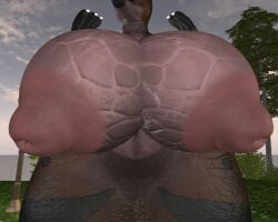 big_breasts breasts cleavage female ferialexonar furry huge_breasts hyper_breasts nipples tagme thick_thighs wide_hips
