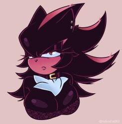 big_boobs black_fur female female_focus focus_on_female furry furry_female hedgehog hedgehog_girl piercing pussy red_eyes rule_63 shadow shadow_the_hedgehog sonic_(series) sonic_adventure_2 sonic_the_hedgehog_(series)