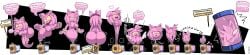 after_transformation amy_rose art_trade bottled chabble ghost ghost_girl ghost_tail lactation pink_body pink_hair post_transformation sealed sonic_(series) sonic_the_hedgehog_(series) squished_breasts stretching tagme transformation trapped vacuum white_eyes