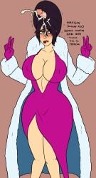 ass beehive_hair big_breasts bimbo bimbofication black_hair blush breasts cleavage cum cum_in_hair cum_on_face cum_on_hair domestication dragon_age feminization femsub freckles fur_coat gloves hairjob happy_trance huge_ass huge_breasts huge_hips large_breasts lip_biting lipstick memetic_control morrigan_(dragon_age) opera_gloves orgasm penis spiral_eyes stepfordization symbol_in_eyes text wide_hips xxxx52