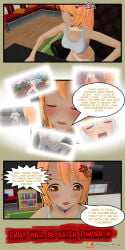 3d centaur comic english english_text fairy fairy_wings flashback henbor lamia naga orange_hair unbirthing vgw_world vore