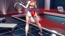 1girls 3d animated ass ass_shake bending_over big_ass bikini dat_ass female female_only fortnite glasses hat large_ass lynx_(fortnite) mp4 no_sound pink_hair pool sneakers solo sonicfreak tagme thighs twerking video