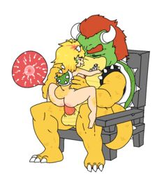 1boy 1girls anthro anthro_penetrating anthro_penetrating_human ass balls big_balls big_penis biped blonde_hair bodily_fluids bowser breasts chair claws closed_eyes cross_section cum cum_in_pussy cum_inside duo erection female female_on_anthro female_penetrated full_body furniture genital_fluids genitals hair horn huge_cock human human_on_anthro human_penetrated impregnation interspecies koopa male male_on_human male_penetrating male_penetrating_female mammal mario_(series) mastery_position nintendo nipples nude open_mouth ovum penetration penis princess_peach pussy red_hair scalie sex shell simple_background sitting sperm_cell spikes straight testicles toe_claws transformation transformation_through_sex turtle_shell unknown_artist vaginal_penetration video_games white_background
