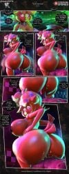 1boy1girl 3d anal chica_(cally3d) chica_(fnaf) chiku chiku_(cryptia) comic dash23 english_text fazclaire's_nightclub five_nights_at_freddy's fredina's_nightclub reverse_cowgirl_position sentones sex sfm source_filmmaker straight