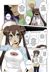 blue_eyes brown_hair comic english_text nintendo pokemon pokemon_bw2 pokestar_studios rosa_(pokemon)