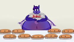 big_breasts blueberry_inflation breasts female furry hastagaspacho huge_breasts overweight tagme thick_thighs wide_hips