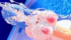 azur_lane background balkenkreuz closed_eye cum cum_on_breasts cumshot disembodied_penis facial graf_zeppelin_(azur_lane) huge_breasts huge_cock hyper hyper_cock iron_blood_(azur_lane) koikatsu koikatsu_(medium) large_breasts large_penis looking_at_viewer luminous_axis massive_breasts massive_penis nude nude_female paizuri paizuri_lead_by_female partially_closed_eyes pink_eyes pink_nipples pool poolside pov pov_paizuri red_eyes smile titjob very_long_hair white_hair wink