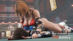 2girls 3d 3d_(artwork) assertive assertive_female beaten big_breasts blender blonde_hair blue_eyes blush boots breasts brown_hair catfight cleavage crossover dead_or_alive defeat defeated dominance dominant dominant_female dominated domination dominatrix dommy_mommy female female_domination female_only female_with_female femdom fight fighting fingerless_gloves held_down helpless highres human humiliated humiliating humiliation kazama_asuka lace-up_boots large_breasts legs lezdom lezsub multiple_girls muscle muscles muscular muscular_female namco pain painful petite pinned pinned_arms pinned_down pinned_to_floor pinned_to_ground restrained restrained_arms sensual sexually_suggestive short_hair shorts squeeze squeezing squirming strong_woman struggling submission submission_hold submissive submissive_female symmetrical_docking t7w tekken tekken7wallpapers tekken_7 tekken_8 thick_ass thick_thighs thigh_boots thighs tina_armstrong wrestling wrestling_femdom wrestling_ring wrestlingryona yuri