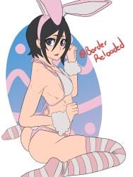 1girls bleach borderreloaded female female_only kuchiki_rukia petite solo