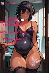 1boy 1male ai_generated bikini black_hair bulge bulge_through_clothing english_commentary english_dialogue english_language english_subtitles femboy femboy_preg femboy_pregnant flat_chest goth_girl high_resolution highres ilfb looking_away looking_down male male_ male_black_hair male_boy male_embarased male_femboy male_focus male_focused male_girly male_is_male male_is_preg_now male_looking_down male_nipples male_only male_only_here male_only_preg male_preg male_pregnancy male_pregnant male_pregnant_belly male_shy male_sissy male_standing male_with_glasses maly_preg medium_hair more_at_source orgasm orgasm_from_anal original original_character otoko_no_ko panties pantyhose preg pregnant pregnant_belly pregnant_male pregnant_sex purple_eyes solo_male tan tan_body tan_skin tanline tanned tanned_body tanned_femboy tanned_male tanned_skin trap used_as_an_object used_like_a_toy yaoi