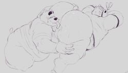 !! 2boys absurd_res anal animal_crossing animal_humanoid anthro anthro_only anus ass ass_up bear belly big_ass big_ass_(male) big_butt blush blush_lines bodily_fluids bubble_ass bubble_butt chubby chubby_anthro chubby_male closed_eyes curt_(animal_crossing) dat_ass dat_butt debudraws dumptruck_ass dumptruck_butt duo exclamation_point eyes_closed fat_ass fat_butt glistening glistening_anus glistening_butt hi_res huge_ass huge_butt humanoid large_ass large_butt leg_grab licking licking_anus licking_ass looking_back male male/male mammal massive_ass massive_butt nintendo oral overweight overweight_anthro overweight_male plump_ass plump_butt rimming round_ass round_butt saliva sex shocked smile smiling surprised sweat sweatdrop tail teddy_(animal_crossing) tongue tongue_out