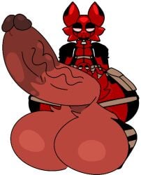 crazyassfox22 deadpool hyper hyper_balls hyper_penis male_focus male_only marvel marvel_comics pockets proxpool_(crazyassfox22) proxy_(crazyassfox22) skull_tattoo spandex thick_thighs unwashed_penis utility_belt wide_hips