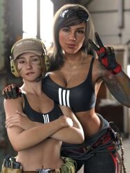 2girls 3d activision big_ass big_breasts biting_lip breast_envy breasts bust busty call_of_duty call_of_duty_mobile call_of_duty_modern_warfare_2_(2022) chest curvaceous curvy curvy_figure female female_focus hips hourglass_figure huge_breasts human infinity_ward large_breasts legs light-skinned_female light_skin lip_biting lips mara_(cod) mature mature_female medium_support_(meme) meme modern_warfare slim_waist thick thick_hips thick_legs thick_thighs thighs top_heavy urban_tracker voluptuous waist warzone wide_hips word2 yuri